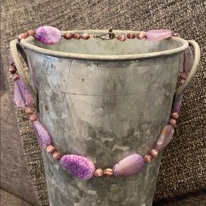 🌺 Lavender stone necklace 🌺